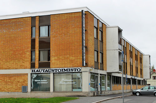 Taloustoimisto ulkoa, Verhonkatu 25-27