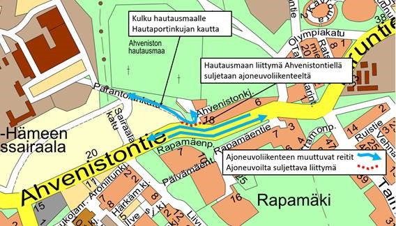 Ahveniston hautausmaa - Hämeenlinna-Vanajan seurakunta