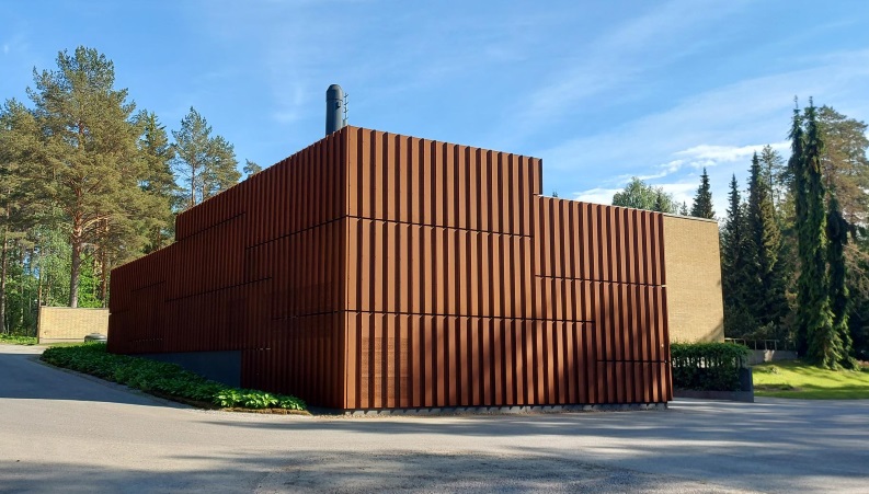 Hämeenlinna-Vanajan seurakunnan Vuorentaan krematorio ulkoa